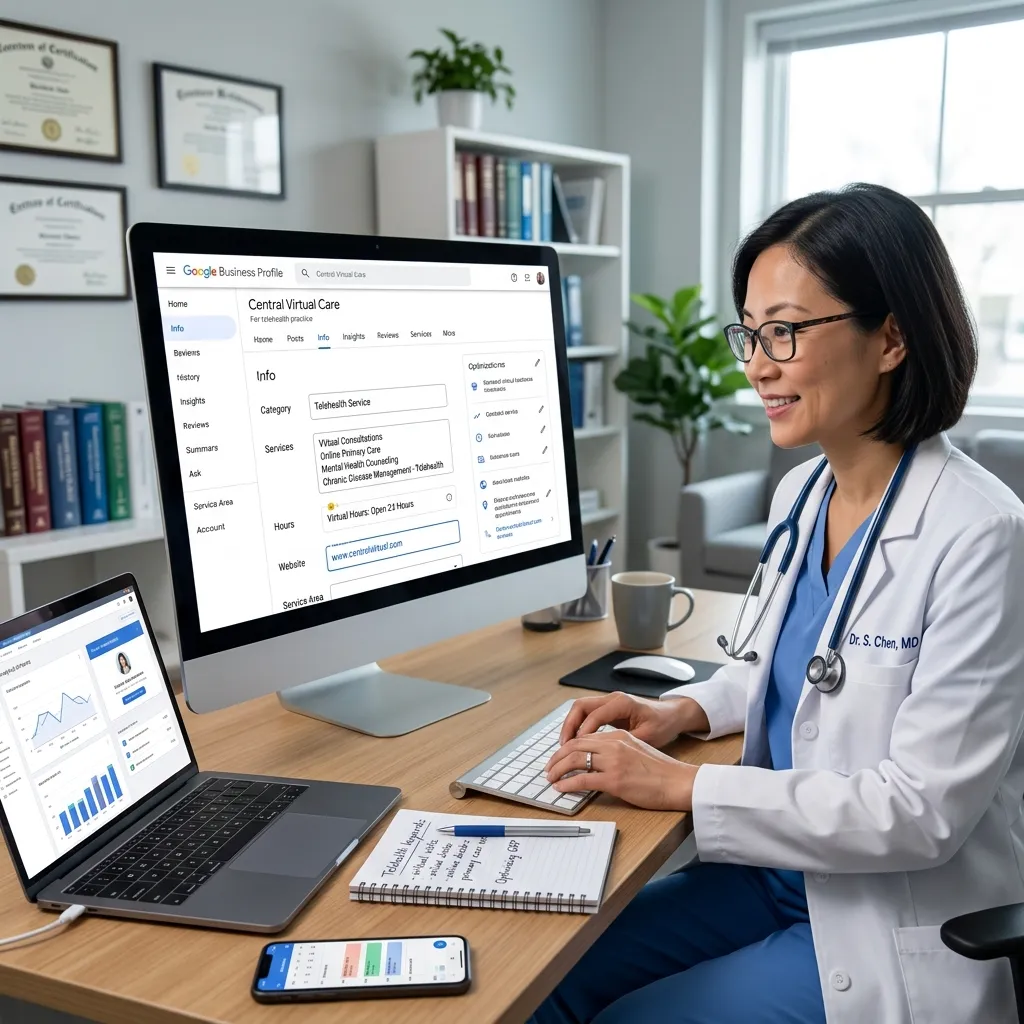 Optimizing Google Business Profile for Virtual Care Visibility
